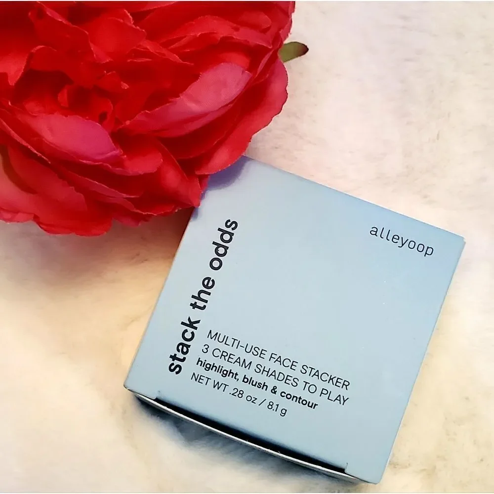 AlleyOop Stackable Cream Blush, Bronzer & Highligher Trio in Sunkissed
